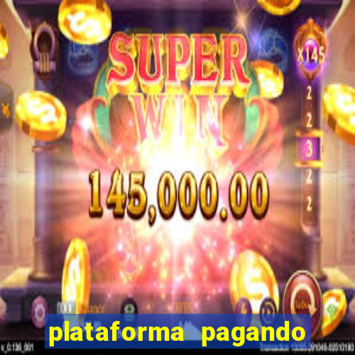 plataforma pagando no cadastro